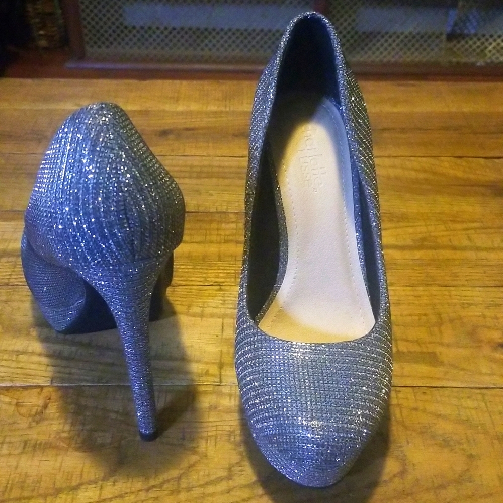 Sparkly platform pumps by Charlotte Russe